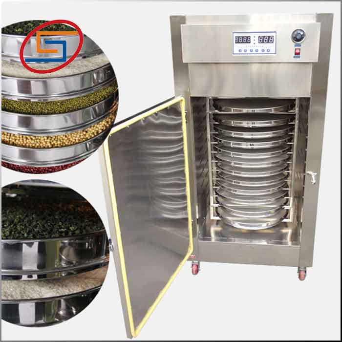  Batch Type 10 trays Rotary Tray Dryer