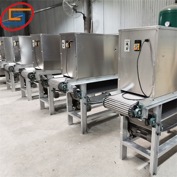 Garlic clove separator peeler peeling machine